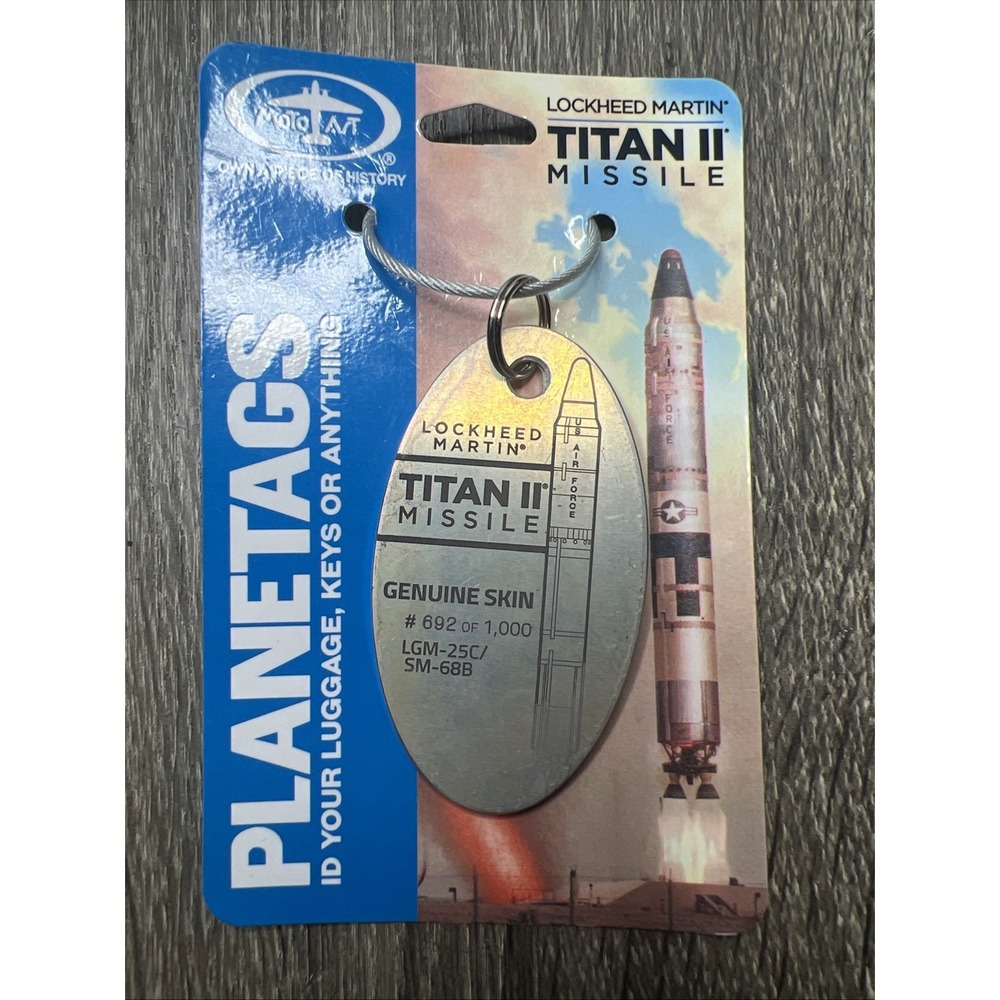Motoart Planetags Lockheed Martin TITAN II Missile Rocket Skin LGM-25C #692/1000